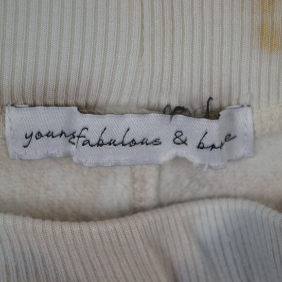 Young Fabulous & Broke Tie Dye Jogger Pants Womens L Drawstring Waist 3 Pockets - Picture 8 of 8